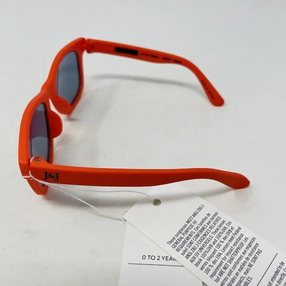 Janie and Jack Baby Boys Size 0-2 Years Oval Sunglasses in Frosted Red‎ $15